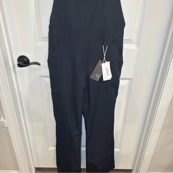 Obermeyer Malta Bib Ski Snow Bib Insulated Overalls in Black - Picture 3 of 16